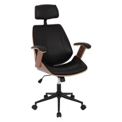ΚΑΡΕΚΛΑ ΓΡΑΦΕΙΟΥ ΔΙΕΥΘΥΝΤΙΚΗ SUPERIOR PRO HM1109.02 SONAMA-ΑΣΠΡO PU 63x67x123Yεκ.