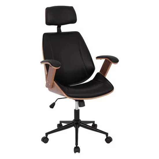 ΚΑΡΕΚΛΑ ΓΡΑΦΕΙΟΥ ΔΙΕΥΘΥΝΤΙΚΗ SUPERIOR PRO HM1109.02 SONAMA-ΑΣΠΡO PU 63x67x123Yεκ.