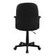 ΚΑΡΕΚΛΑ ΓΡΑΦΕΙΟΥ GRANE HM1005 ΜΕ ΜΠΡΑΤΣΑ ΜΑΥΡO PU 56,5x50x88-100Υ εκ.