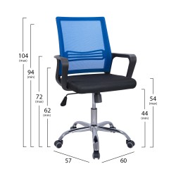 ΚΑΡΕΚΛΑ ΓΡΑΦΕΙΟΥ FALLON HM1148.08 ΣΕ ΜΑΥΡΟ ΧΡΩΜΑ ΜΕ ΜΠΛΕ ΠΛΑΤΗ 60x57x104Υ εκ. ΚΑΡΕΚΛΑ ΓΡΑΦΕΙΟΥ FALLON HM1148.08 ΣΕ ΜΑΥΡΟ ΧΡΩΜΑ ΜΕ ΜΠΛΕ ΠΛΑΤΗ 60x57x104Υ εκ.