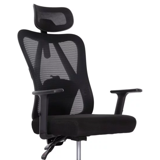 ΚΑΡΕΚΛΑ ΓΡΑΦΕΙΟΥ MEXER HM1195.01 ΜΑΥΡΟ MESH-PP ΒΑΣΗ 68x70x136Υεκ.