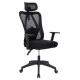 ΚΑΡΕΚΛΑ ΓΡΑΦΕΙΟΥ MEXER HM1195.01 ΜΑΥΡΟ MESH-PP ΒΑΣΗ 68x70x136Υεκ.
