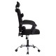ΚΑΡΕΚΛΑ ΓΡΑΦΕΙΟΥ CRONER HM1196.01 ΜΑΥΡΟ MESH-ΜΕΤΑΛ.ΒΑΣΗ-NYLON ΣΚΕΛΕΤΟΣ 58x99x120Υεκ.