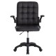 ΚΑΡΕΚΛΑ ΓΡΑΦΕΙΟΥ PORTIMA HM1197.01 ΜΑΥΡΟ PVC-NYLON ΣΚΕΛΕΤΟΣ & ΒΑΣΗ 69x57x97Υεκ.