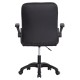 ΚΑΡΕΚΛΑ ΓΡΑΦΕΙΟΥ PORTIMA HM1197.01 ΜΑΥΡΟ PVC-NYLON ΣΚΕΛΕΤΟΣ & ΒΑΣΗ 69x57x97Υεκ.