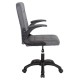 ΚΑΡΕΚΛΑ ΓΡΑΦΕΙΟΥ PORTIMA HM1197.03 ΓΚΡΙ PVC-ΜΑΥΡΟΣ NYLON ΣΚΕΛΕΤΟΣ & ΒΑΣΗ 66.5x60x97Υεκ