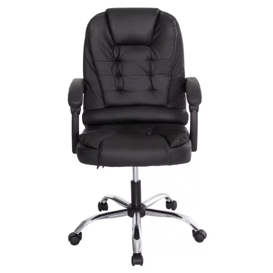 ΚΑΡΕΚΛΑ ΓΡΑΦΕΙΟΥ LAGOM HM1198 ΜΑΥΡO PVC-ΜΕΤΑΛ.ΒΑΣΗ-ΜΑΥΡΟΣ ΣΚΕΛΕΤΟΣ 60x70x104Υεκ