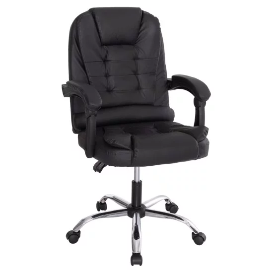 ΚΑΡΕΚΛΑ ΓΡΑΦΕΙΟΥ LAGOM HM1198 ΜΑΥΡO PVC-ΜΕΤΑΛ.ΒΑΣΗ-ΜΑΥΡΟΣ ΣΚΕΛΕΤΟΣ 60x70x104Υεκ