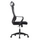 ΚΑΡΕΚΛΑ ΓΡΑΦΕΙΟΥ ELVAR HM1219.01 ΜΑΥΡO MESH--ΒΑΣΗ ΠΟΛΥΠΡΟΠΥΛΕΝΙΟΥ 63x56x125Υεκ