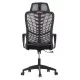 ΚΑΡΕΚΛΑ ΓΡΑΦΕΙΟΥ ELVAR HM1219.01 ΜΑΥΡO MESH--ΒΑΣΗ ΠΟΛΥΠΡΟΠΥΛΕΝΙΟΥ 63x56x125Υεκ