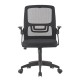 ΚΑΡΕΚΛΑ ΓΡΑΦΕΙΟΥ NETTIS HM1220.01 ΜΑΥΡO MESH-ΒΑΣΗ ΠΟΛΥΠΡΟΠΥΛΕΝΙΟΥ 47x47x109-119Υεκ