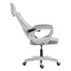 ΚΑΡΕΚΛΑ ΓΡΑΦΕΙΟΥ SALAS HM1223.02 P.P. ΛΕΥΚΟ-ΓΚΡΙ MESH ΥΦΑΣΜΑ 57x71x110-120Υεκ