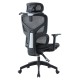ΚΑΡΕΚΛΑ ΓΡΑΦΕΙΟΥ APEX HM1227.01 ΜΑΥΡO MESH & PP 68x68x120-130Υεκ