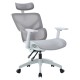 ΚΑΡΕΚΛΑ ΓΡΑΦΕΙΟΥ APEX HM1227.02 ΛΕΥΚΟ PP--ΑΝΟΙΧΤΟ ΓΚΡΙ MESH 68x68x120-130Υεκ