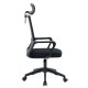 ΚΑΡΕΚΛΑ ΓΡΑΦΕΙΟΥ VELOCITY HM1229.01 ΜΑΥΡO MESH & PP 61x62x123Υεκ