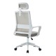 ΚΑΡΕΚΛΑ ΓΡΑΦΕΙΟΥ VELOCITY HM1229.02 ΛΕΥΚΟ PP--ΑΝΟΙΧΤΟ ΓΚΡΙ MESH 61x62x123Υεκ