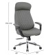 ΚΑΡΕΚΛΑ ΓΡΑΦΕΙΟΥ VELUM HM1233.10 ΓΚΡΙ PU--ΒΑΣΗ ΧΡΩΜΙΟΥ 71x69x116-122Υεκ.