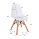 ΚΑΡΕΚΛΑ TWIST KID HM8453.01 ΞΥΛΙΝΑ ΠΟΔΙΑ Κ ΚΑΘΙΣΜΑ PP ΛΕΥΚΟ 31x34x55.5Υεκ