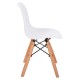 ΚΑΡΕΚΛΑ TWIST KID HM8453.01 ΞΥΛΙΝΑ ΠΟΔΙΑ Κ ΚΑΘΙΣΜΑ PP ΛΕΥΚΟ 31x34x55.5Υεκ