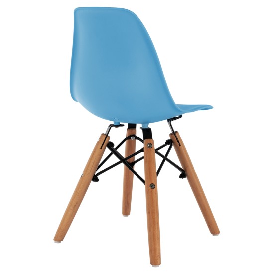 ΚΑΡΕΚΛΑ TWIST KID ΤΜΧ.HM8453.08 ΞΥΛΙΝΑ ΠΟΔΙΑ & ΚΑΘΙΣΜΑ ΜΠΛΕ PP 30,5Χ33Χ59 ΕΚ