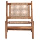 ΚΑΡΕΚΛΑ LOUNGE LUKILLA HM9913 ΞΥΛΟ TEAK ΣΕ ΦΥΣΙΚΟ--ΣΥΝΘ.ΣΧΟΙΝΙ ΜΠΕΖ 55,5x74x65Υεκ.