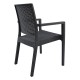ΠΟΛΥΘΡΟΝΑ ΠΟΛΥΠΡΟΠΥΛΕΝΙΟΥ ΒΑΡΕΩΣ ΤΥΠΟΥ KAGANU DARK GREY HM5134.01 57x55,5x89 εκ.
