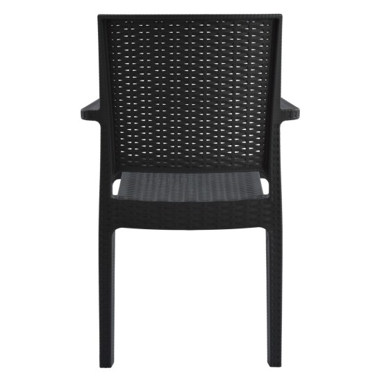 ΠΟΛΥΘΡΟΝΑ ΠΟΛΥΠΡΟΠΥΛΕΝΙΟΥ ΒΑΡΕΩΣ ΤΥΠΟΥ KAGANU DARK GREY HM5134.01 57x55,5x89 εκ.