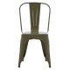 ΚΑΡΕΚΛΑ ΜΕΤΑΛΛΙΚΗ MELITA-PRO HM8641.43 ΣΕ DARK OLIVE GREEN 44x47x84.5Υεκ.