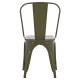 ΚΑΡΕΚΛΑ ΜΕΤΑΛΛΙΚΗ MELITA-PRO HM8641.43 ΣΕ DARK OLIVE GREEN 44x47x84.5Υεκ.