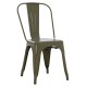 ΚΑΡΕΚΛΑ ΜΕΤΑΛΛΙΚΗ MELITA-PRO HM8641.43 ΣΕ DARK OLIVE GREEN 44x47x84.5Υεκ.