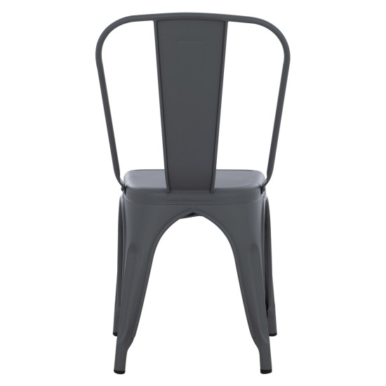 ΚΑΡΕΚΛΑ ΜΕΤΑΛΛΙΚΗ MELITA-PRO HM8641.50 ΓΚΡΙ 44x47x84.5Υεκ.