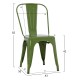 ΚΑΡΕΚΛΑ ΜΕΤΑΛΛΙΚΗ MELITA-PRO HM8641.53 LIGHT OLIVE GREEN 44x47x84.5Υεκ.