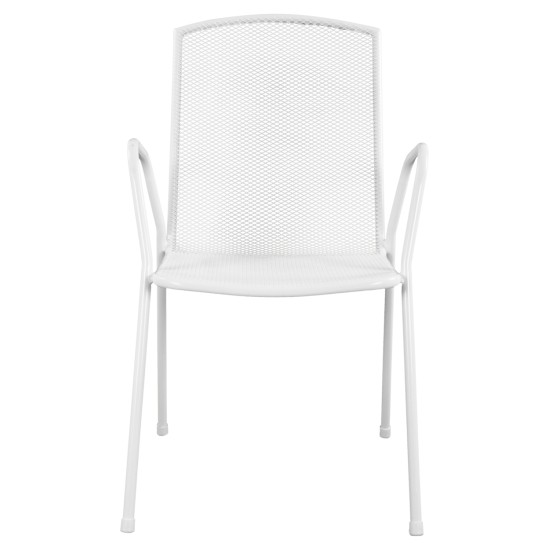 ΚΑΡΕΚΛΑ ΠΟΛΥΘΡΟΝΑ ΜΕΤΑΛΛΙΚΗ AMORE ΛΕΥΚΗ HM5008.12 49x48x90 εκ.