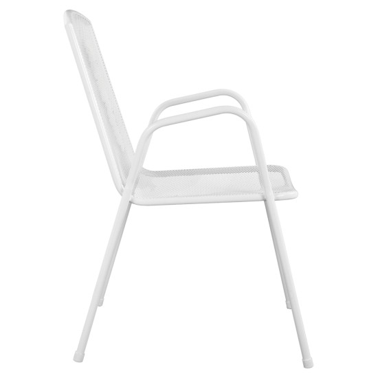 ΚΑΡΕΚΛΑ ΠΟΛΥΘΡΟΝΑ ΜΕΤΑΛΛΙΚΗ AMORE ΛΕΥΚΗ HM5008.12 49x48x90 εκ.