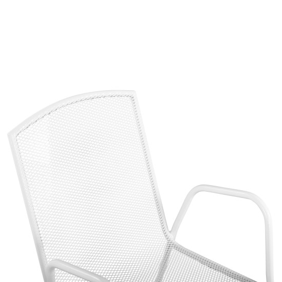 ΚΑΡΕΚΛΑ ΠΟΛΥΘΡΟΝΑ ΜΕΤΑΛΛΙΚΗ AMORE ΛΕΥΚΗ HM5008.12 49x48x90 εκ.