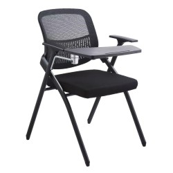 ΚΑΡΕΚΛΑ ΣΥΝΕΔΡΙΟΥ ΠΤΥΣΣΟΜΕΝΗ ΜΕ ΑΝΑΛΟΓΙΟ DENO HM1209.01 MESH ΥΦΑΣΜΑ ΜΑΥΡΟ 60x59x87Υεκ.