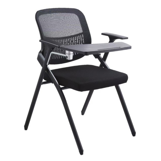 ΚΑΡΕΚΛΑ ΣΥΝΕΔΡΙΟΥ ΠΤΥΣΣΟΜΕΝΗ ΜΕ ΑΝΑΛΟΓΙΟ DENO HM1209.01 MESH ΥΦΑΣΜΑ ΜΑΥΡΟ 60x59x87Υεκ.