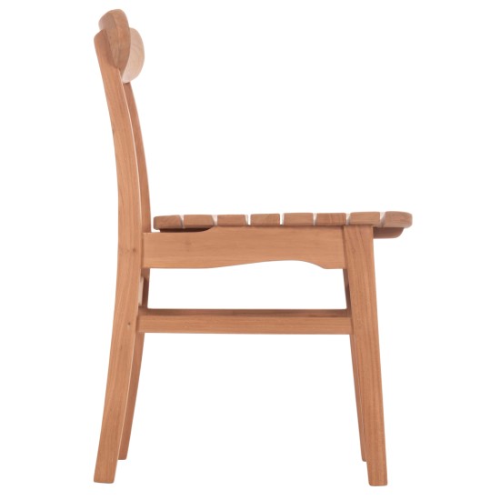ΚΑΡΕΚΛΑ ΤΡΑΠΕΖΑΡΙΑΣ ΕΞ.ΧΩΡΟΥ ROBBIE HM18115 ΞΥΛΟ TEAK--ΦΥΣΙΚΟ 48x51x82Υεκ.