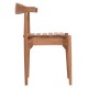 ΚΑΡΕΚΛΑ ΤΡΑΠΕΖΑΡΙΑΣ ΕΞ.ΧΩΡΟΥ DONNY HM6378 ΞΥΛΟ TEAK 52x54x74Υεκ.