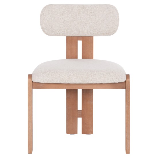 ΚΑΡΕΚΛΑ ΤΡΑΠΕΖΑΡΙΑΣ KARVO HM18252.01 ΜΠΕΖ ΥΦΑΣΜΑ--ΞΥΛΟ ΟΞΙΑΣ 57x50x79Υεκ