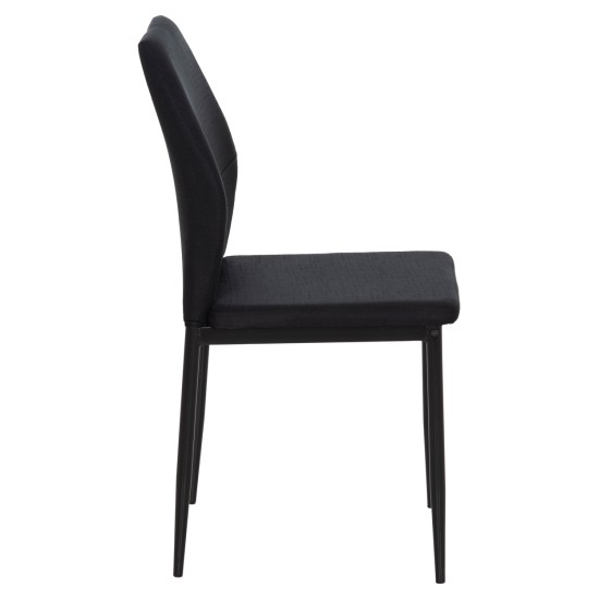 ΚΑΡΕΚΛΑ ΤΡΑΠΕΖΑΡΙΑΣ DIAZ HM18346.02 ΜΑΥΡΟ ΥΦΑΣΜΑ & ΜΕΤΑΛΛΙΚΑ ΠΟΔΙΑ 43x52x87Υεκ.