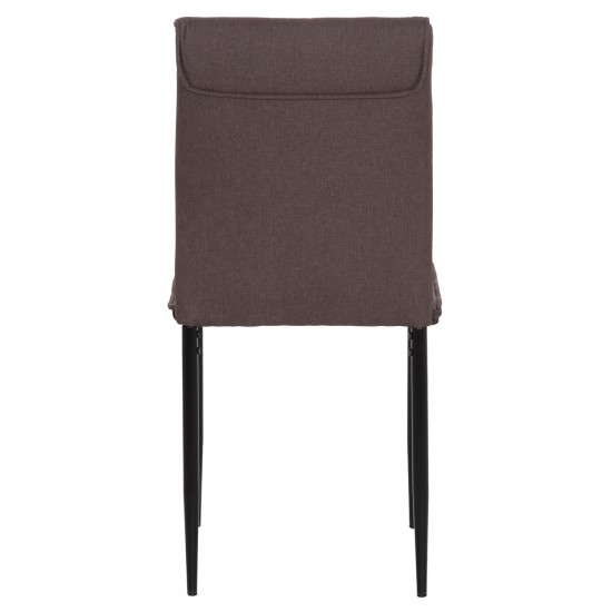 ΚΑΡΕΚΛΑ ΤΡΑΠΕΖΑΡΙΑΣ PERKY HM18347.03 ΚΑΦΕ ΥΦΑΣΜΑ-ΜΕΤΑΛ. ΠΟΔΙΑ ΜΑΥΡΑ 44x60x87Υεκ