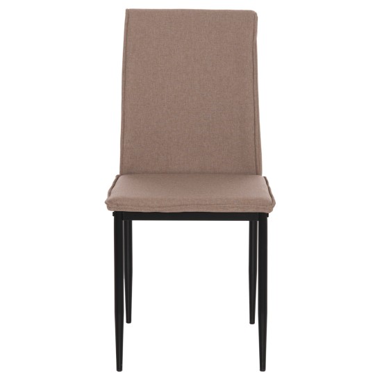 ΚΑΡΕΚΛΑ ΤΡΑΠΕΖΑΡΙΑΣ PERKY HM18347.04 ΜΠΕΖ ΥΦΑΣΜΑ-ΜΕΤΑΛ. ΠΟΔΙΑ ΜΑΥΡΑ 44x60x87Υεκ