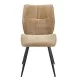 ΚΑΡΕΚΛΑ ΤΡΑΠΕΖΑΡΙΑΣ GAFF HM18425.03 TAUPE ΥΦΑΣΜΑ-ΜΕΤΑΛ.ΜΑΥΡΑ ΠΟΔΙΑ 50x67x89Υεκ