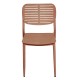 ΚΑΡΕΚΛΑ ΤΡΑΠΕΖΑΡΙΑΣ HILLIARD HM6645.08 ΑΛΟΥΜΙΝΙΟ ΣΕ TERRACOTTA 46x54x78Υεκ