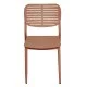 ΚΑΡΕΚΛΑ ΤΡΑΠΕΖΑΡΙΑΣ HILLIARD HM6645.08 ΑΛΟΥΜΙΝΙΟ ΣΕ TERRACOTTA 44.5x58x80Υεκ