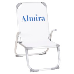 ΚΑΡΕΚΛΑΚΙ ΠΑΡΑΛΙΑΣ ΑΛΟΥΜΙΝΙΟΥ ΒΑΡ.ΤΥΠΟΥ ΥΠΕΡΥΨΩΜΕΝΟ ALMIRA HM6431.10 ΓΚΡΙ 53x68x80Υεκ