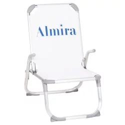 ΚΑΡΕΚΛΑΚΙ ΠΑΡΑΛΙΑΣ ΑΛΟΥΜΙΝΙΟΥ ΒΑΡ.ΤΥΠΟΥ ΥΠΕΡΥΨΩΜΕΝΟ ALMIRA HM6431.10 ΓΚΡΙ 53x68x80Υεκ