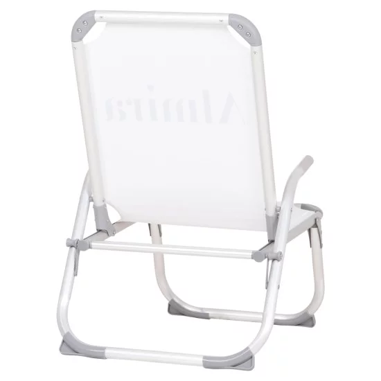 ΚΑΡΕΚΛΑΚΙ ΠΑΡΑΛΙΑΣ ΑΛΟΥΜΙΝΙΟΥ ΒΑΡ.ΤΥΠΟΥ ΥΠΕΡΥΨΩΜΕΝΟ ALMIRA HM6431.03 ΛΕΥΚΟ 53x68x80Υεκ