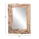 ΚΑΘΡΕΠΤΗΣ ΤΟΙΧΟΥ TWIGS HM4440 DRIFTWOOD ΣΕ ΦΥΣΙΚΟ ΧΡΩΜΑ 62x10x82Υεκ.